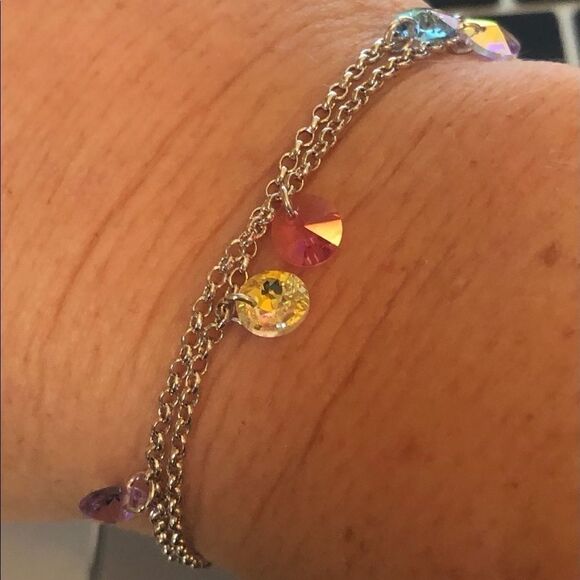 Swarovski authentic Crystals whiterhodium bracelet - Picture 12 of 14